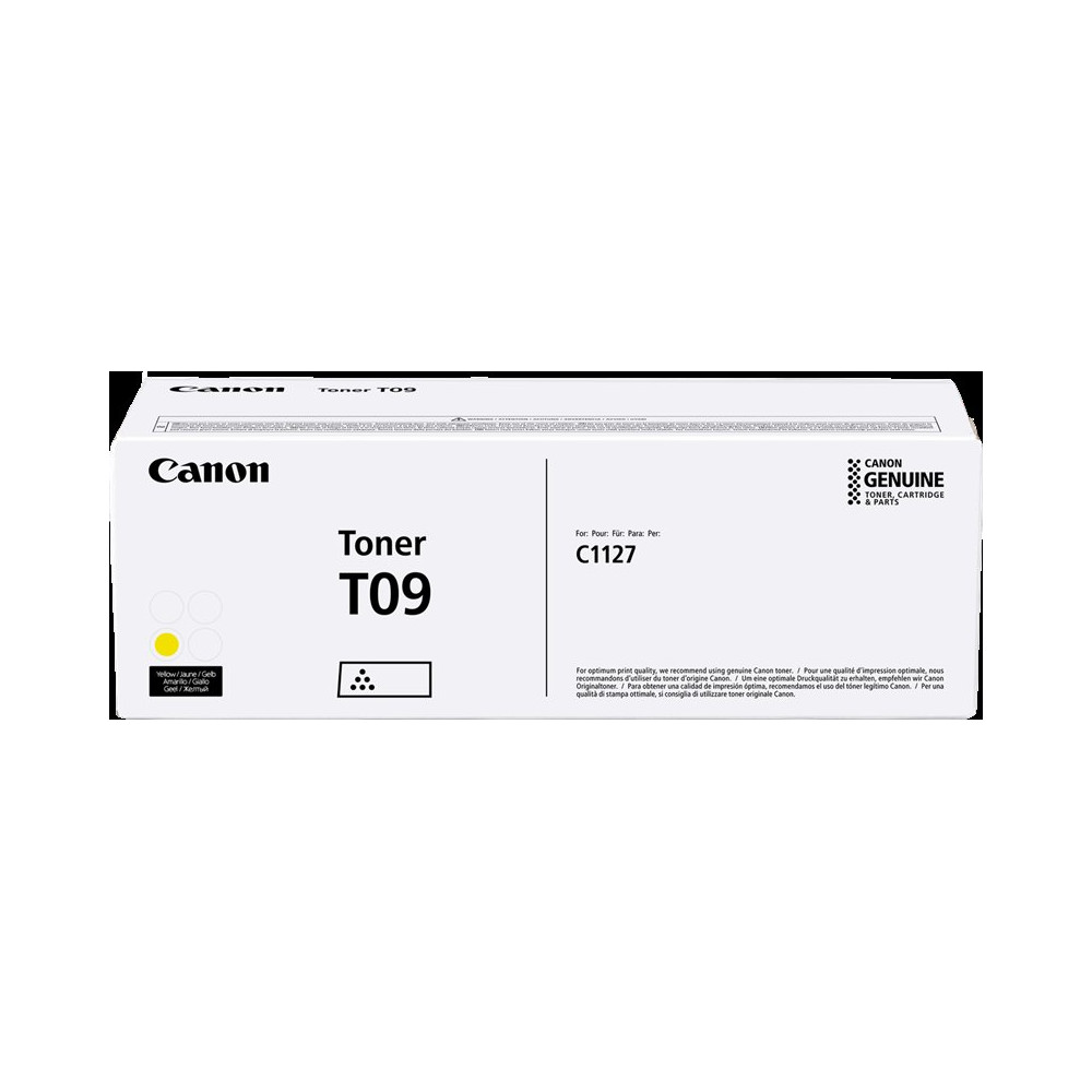 Canon T09 y giallo toner (3017C006)