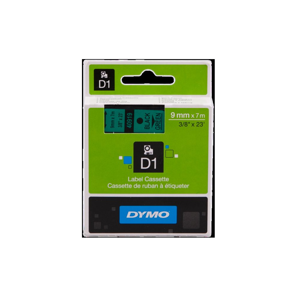 DYMO Nastro Nero su verde
