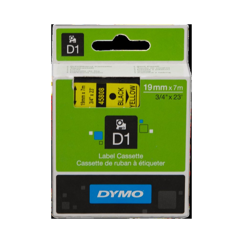 DYMO Nastro Nero su giallo