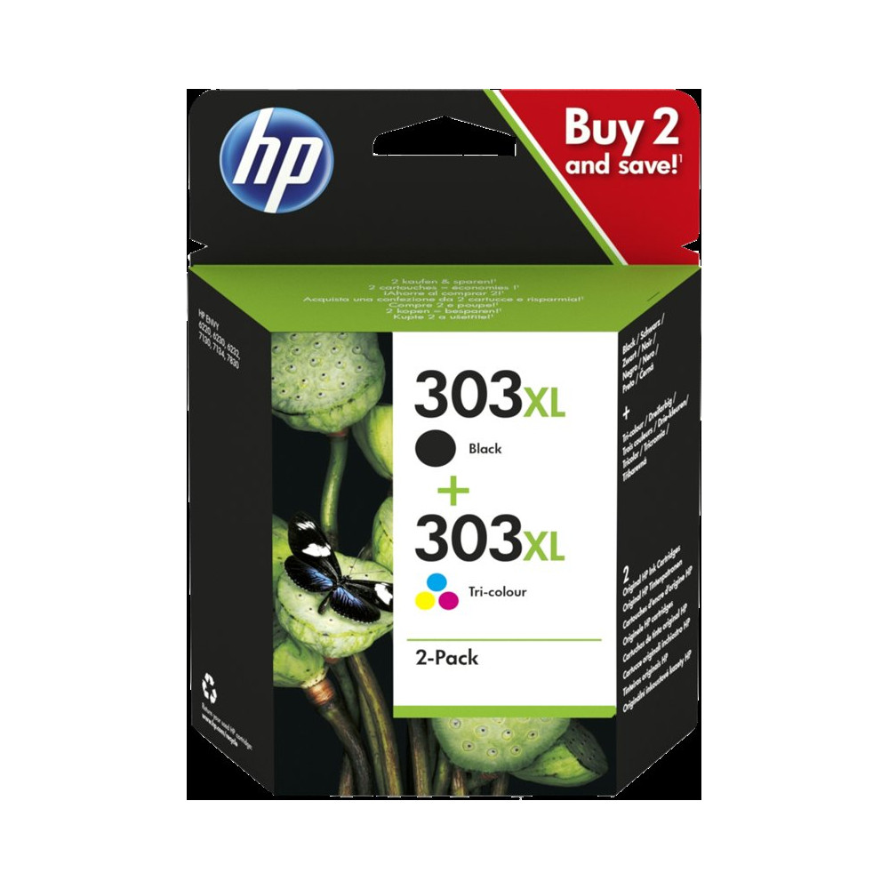 HP 303XL Multipack nero / differenti colori (3YN10AE MCVP)