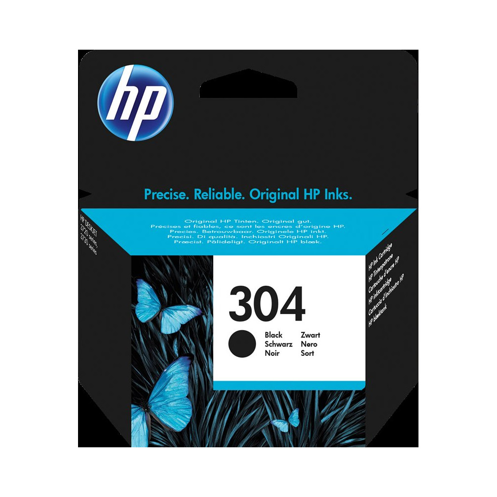 HP 304 nero Cartuccia d'inchiostro (N9K06AE)