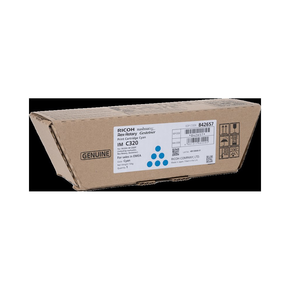 Ricoh IM C320 ciano toner (842657)