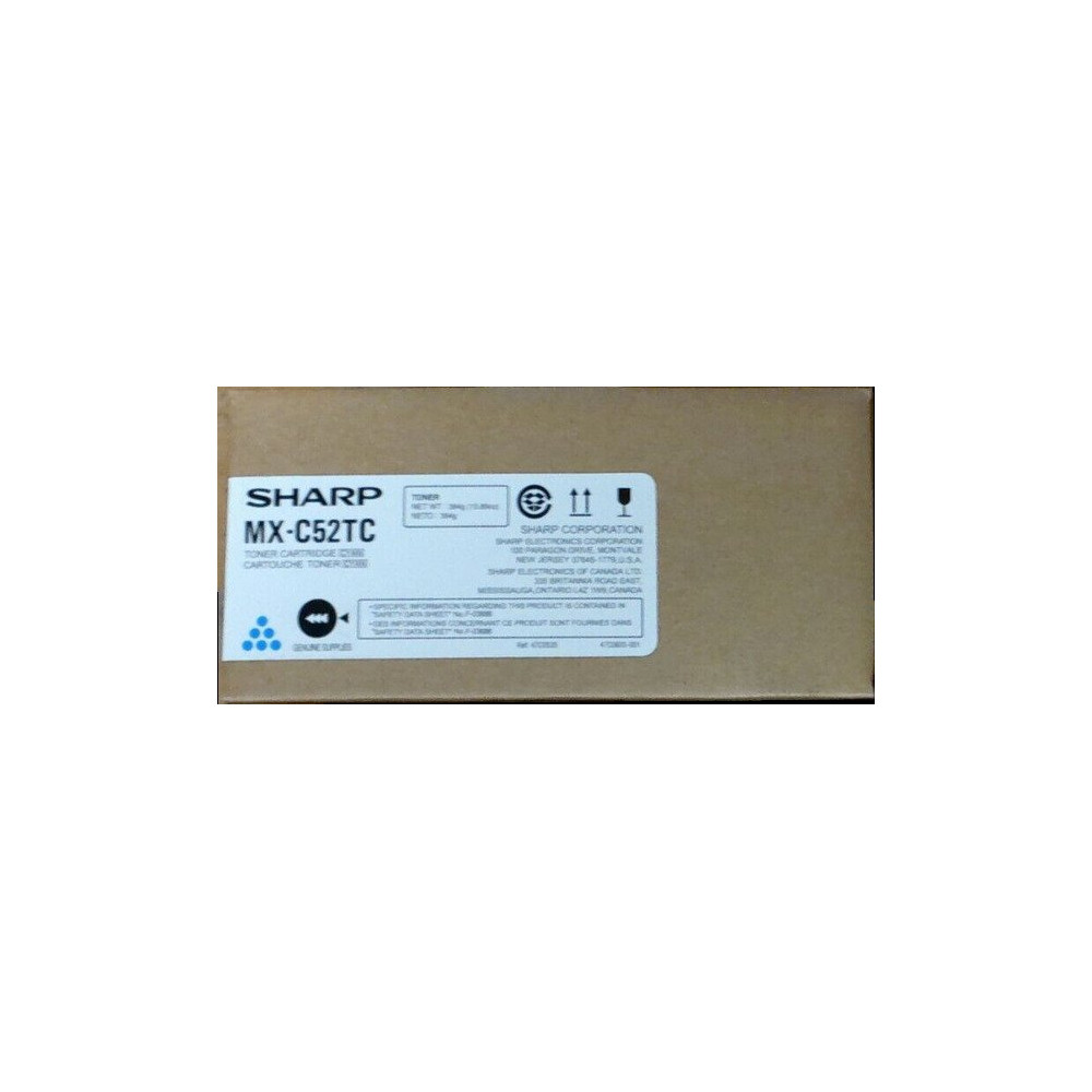 Sharp MX-C52TC ciano toner