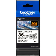 Brother TZe-SL261 Nastro Nero su bianco