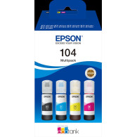 Epson 104 Multipack nero / ciano / magenta / giallo (C13T00P640)