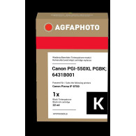 compatibile con Canon PGI-550pgbk XL nero (6431B001)  Agfa Photo APCPGI550XLB nero Cartuccia d'inchiostro