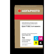 compatibile con Epson T1285  Agfa Photo T1285BK,C,M,Y Multipack nero / ciano / magenta / giallo