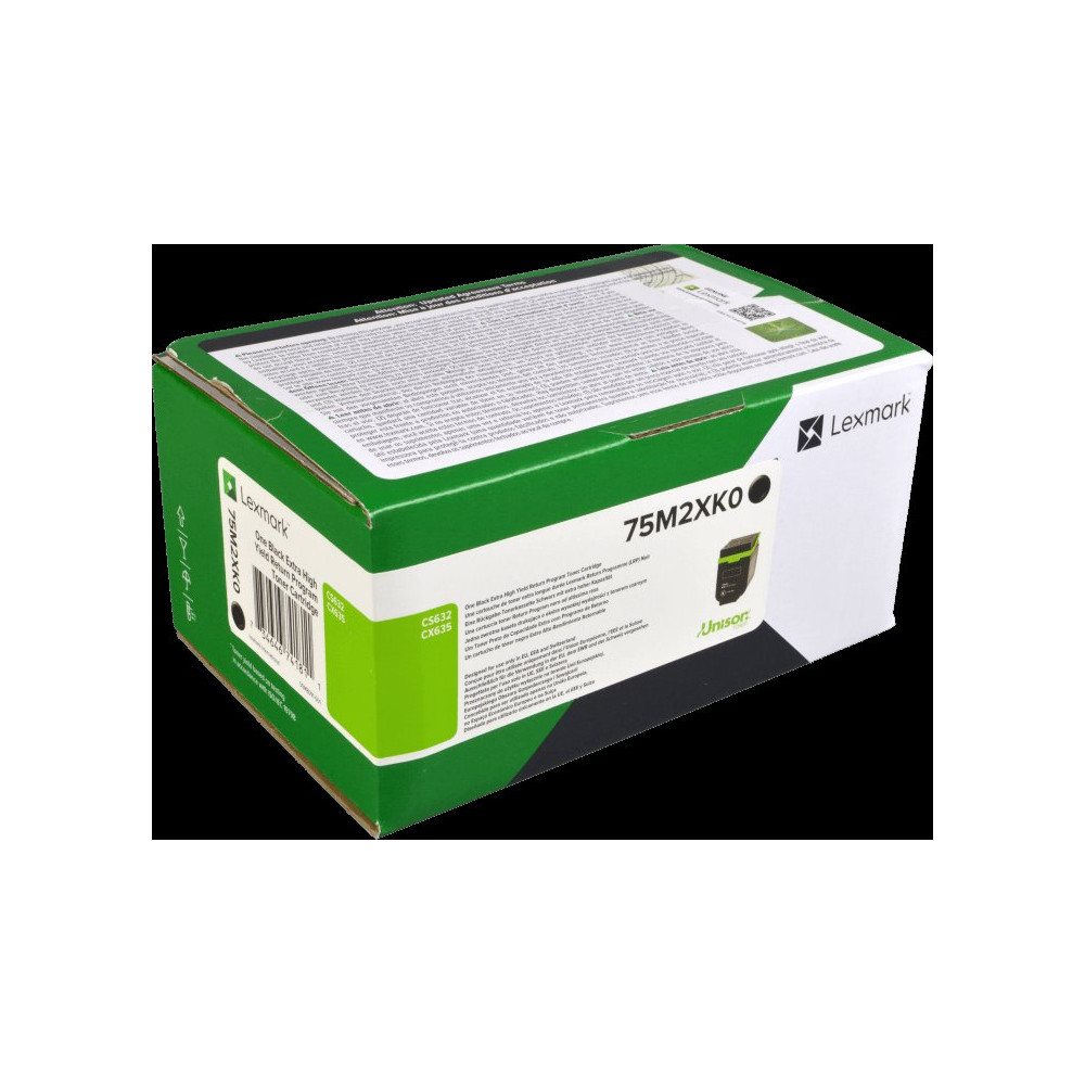 Lexmark 75M2XK0 nero toner (CS632/CX635)