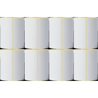 Brother BDE-1J044076-066 Rotolo di etichette singole 76mm x 44mm Bianco