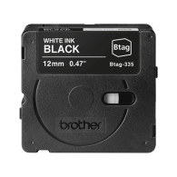 Brother Btag-335 Nastro Bianco su nero