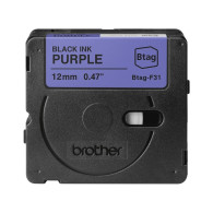 Brother Btag-F31 Nastro Nero su viola