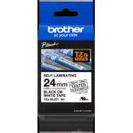 Brother TZe-SL251 Nastro Nero su bianco
