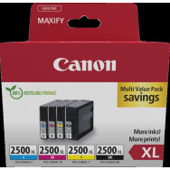 Canon PGI-2500 XL Multipack nero / ciano / magenta / giallo (9254B010)