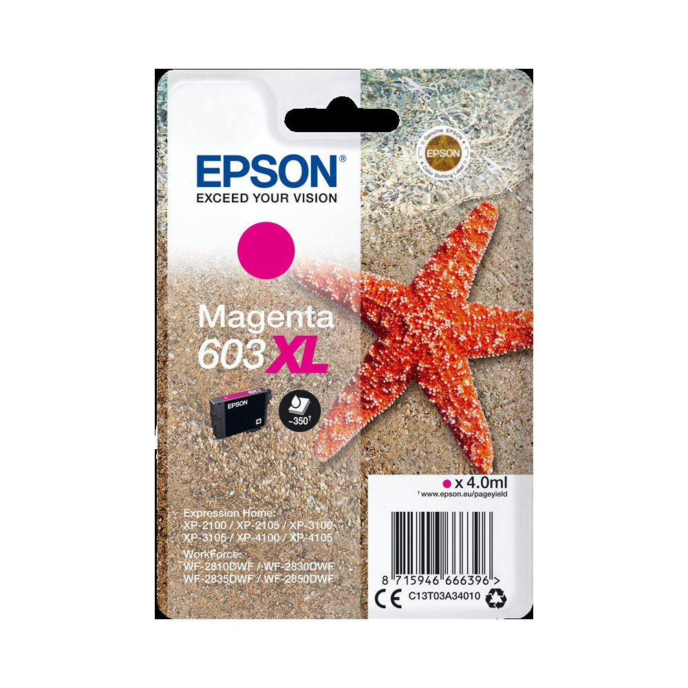 Epson 603XL magenta Cartuccia d'inchiostro (C13T03A34010)