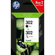 HP 302 Multipack nero / differenti colori (X4D37AE)