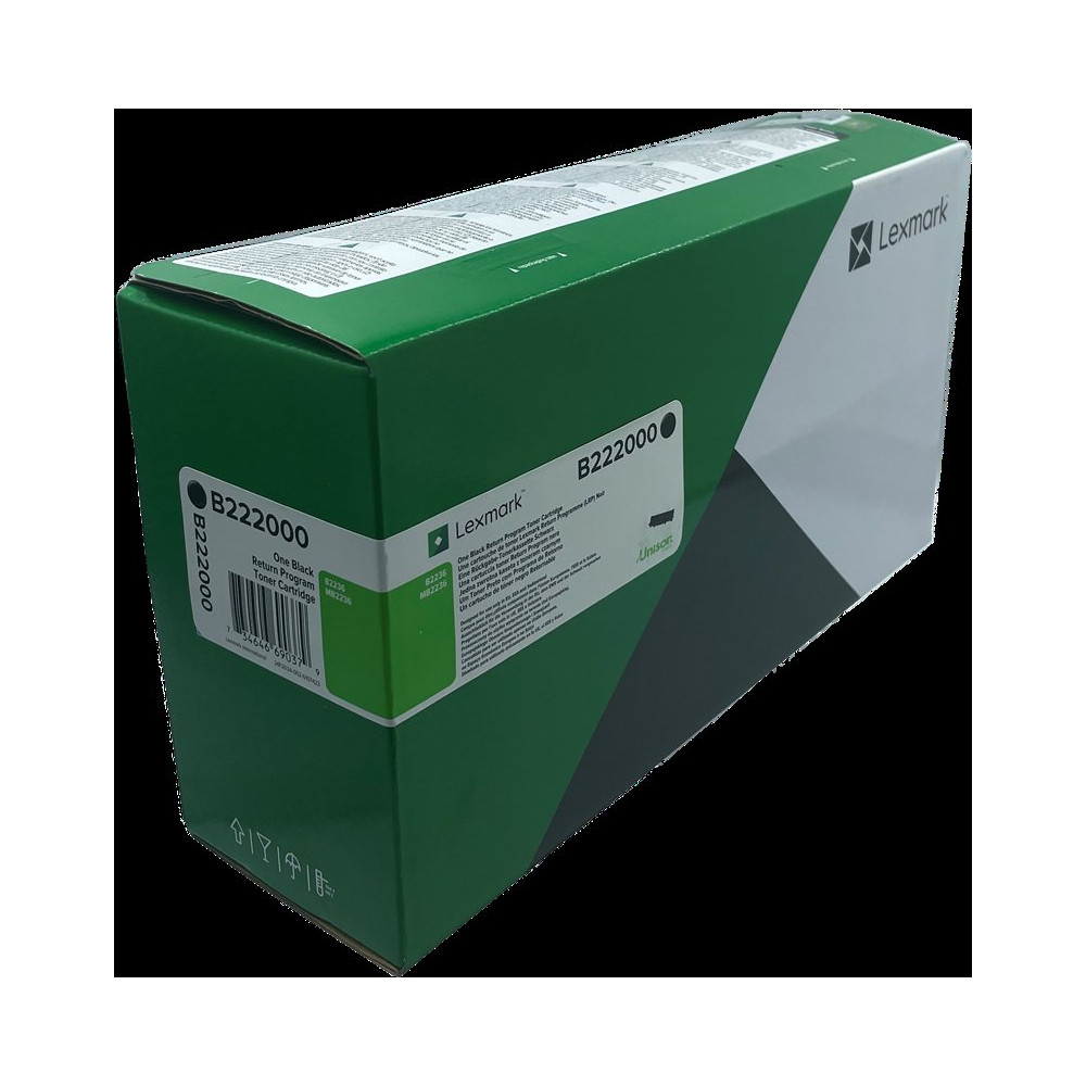 Lexmark B222000 nero toner (B/MB2236)