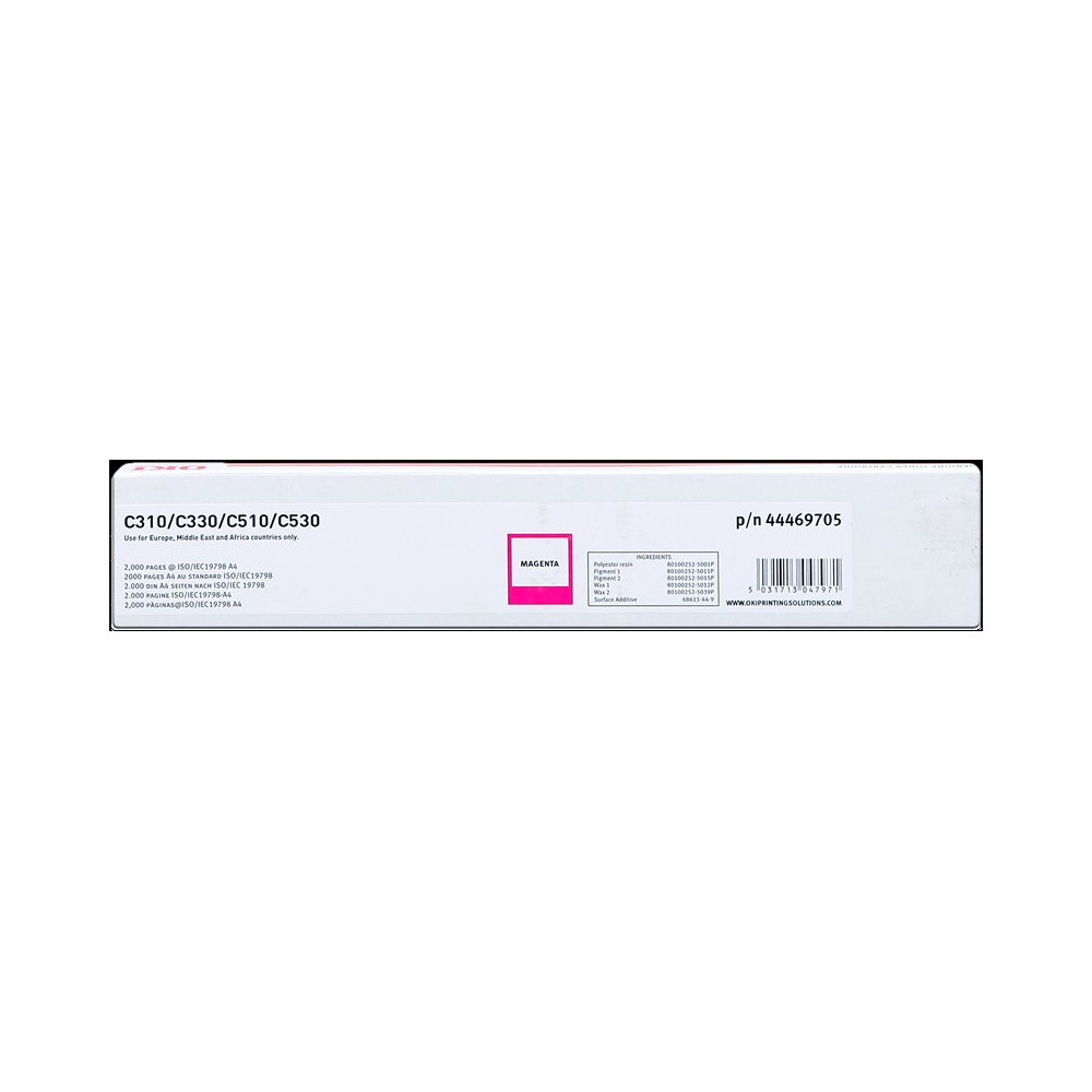 OKI 44469705 magenta toner
