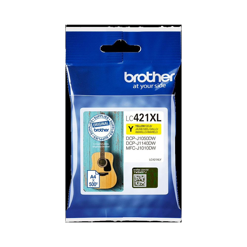 Brother LC421XLY giallo Cartuccia d'inchiostro