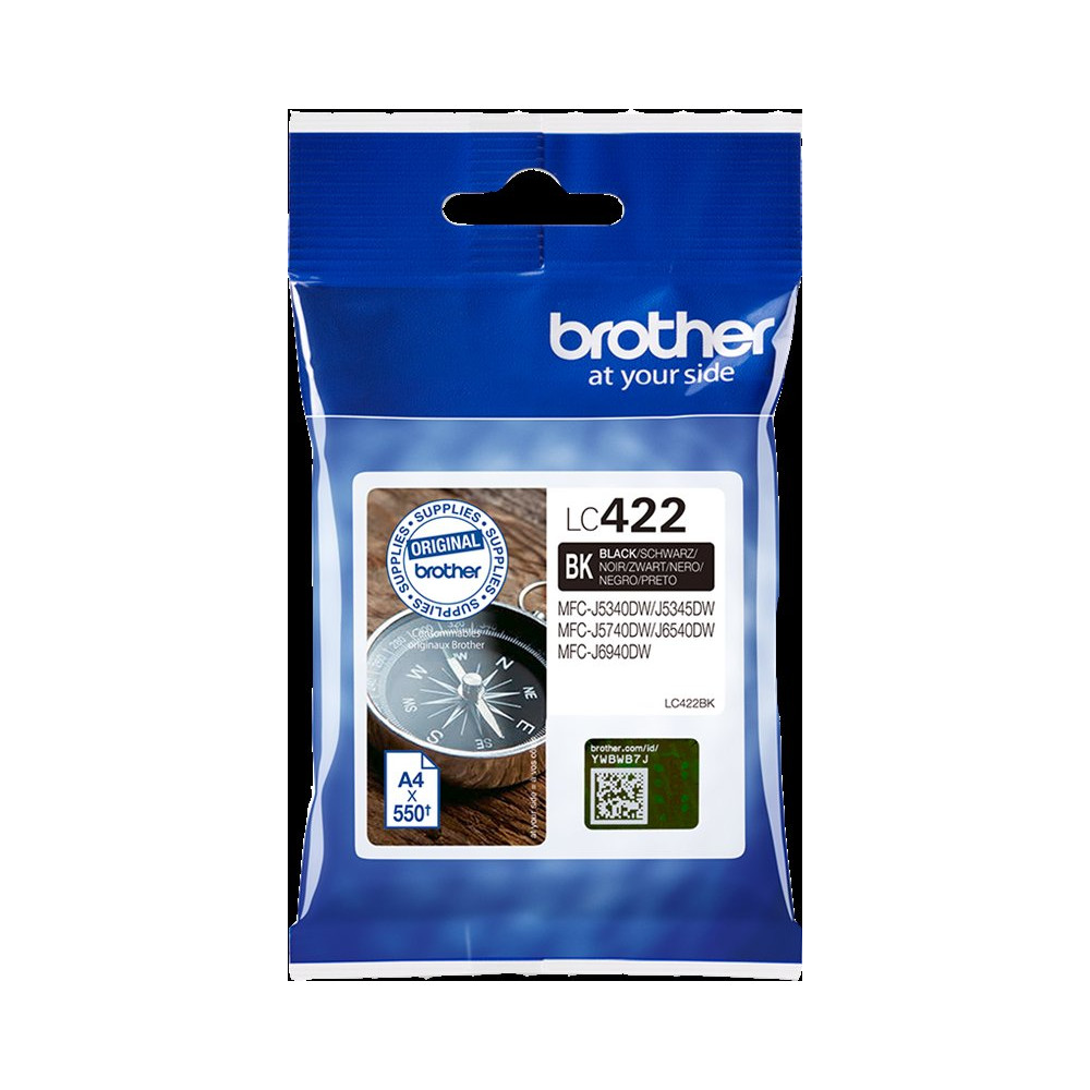 Brother LC422BK nero Cartuccia d'inchiostro