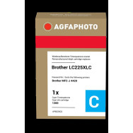 compatibile con Brother LC225XLC ciano  Agfa Photo APB225CD ciano Cartuccia d'inchiostro