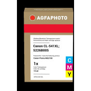 compatibile con Canon CL-541XL differenti colori (5226B001)  Agfa Photo APCCL541CXL differenti colori Cartuccia d'inchiostro