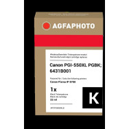 compatibile con Canon PGI-550pgbk XL nero (6431B001)  Agfa Photo APCPGI550XLB nero Cartuccia d'inchiostro