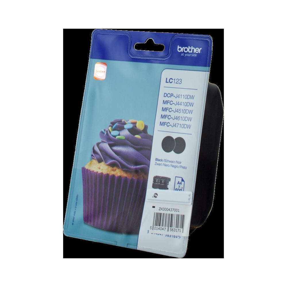 Brother LC-123 Multipack nero (LC123BKBP2DR)