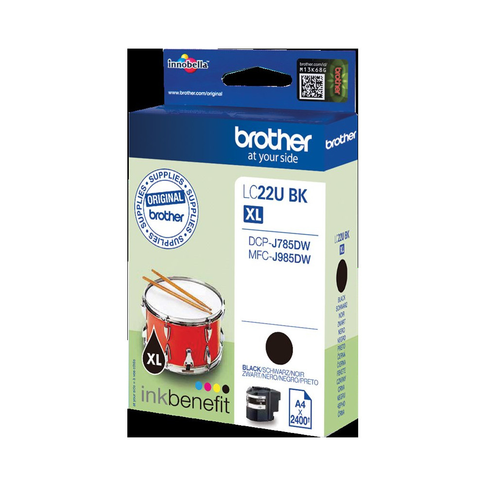 Brother LC22UBK nero Cartuccia d'inchiostro