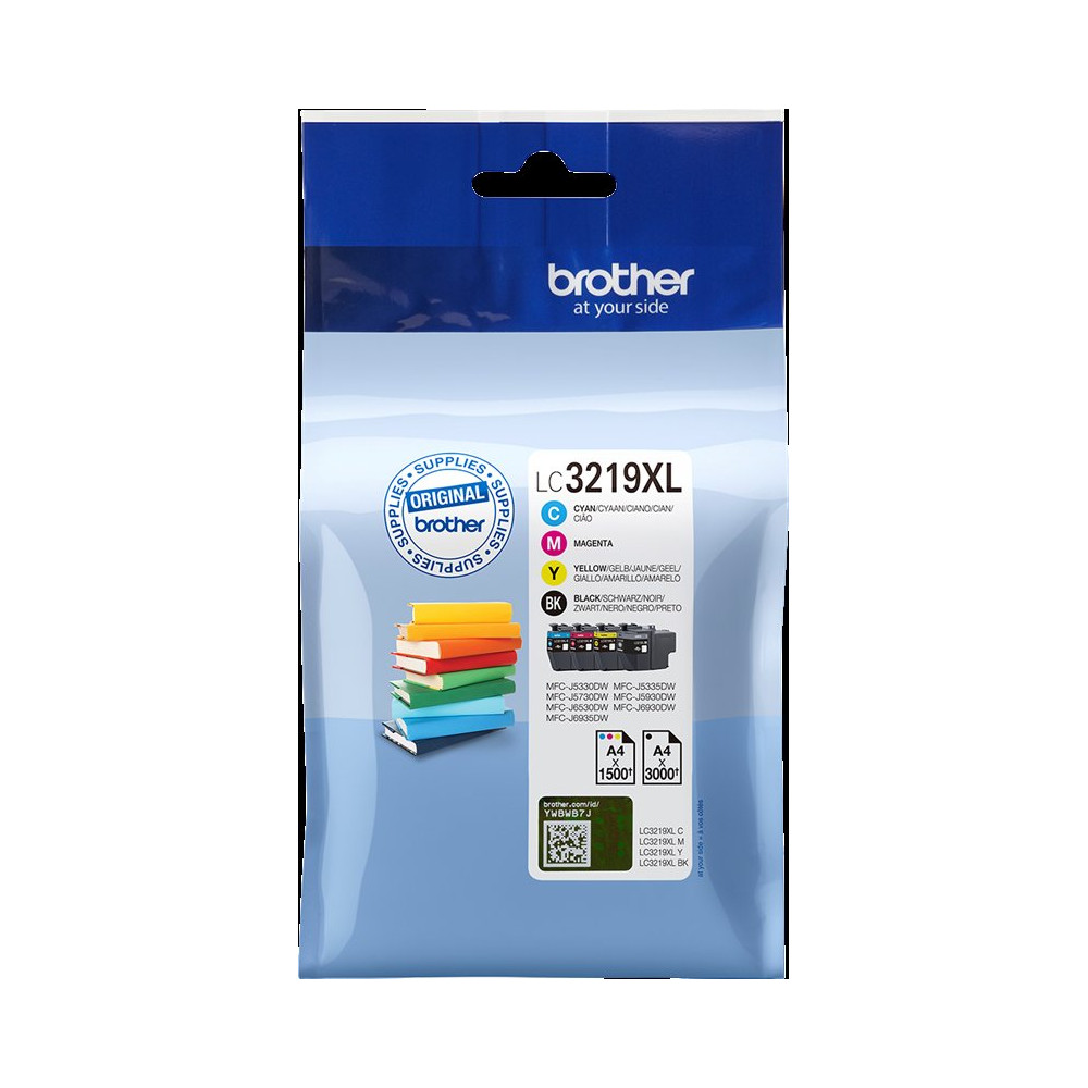 Brother LC-3219XL Multipack nero / ciano / magenta / giallo (LC3219XLVALDR)