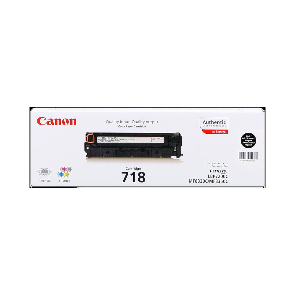 Canon 718 BK nero toner (2662B002)