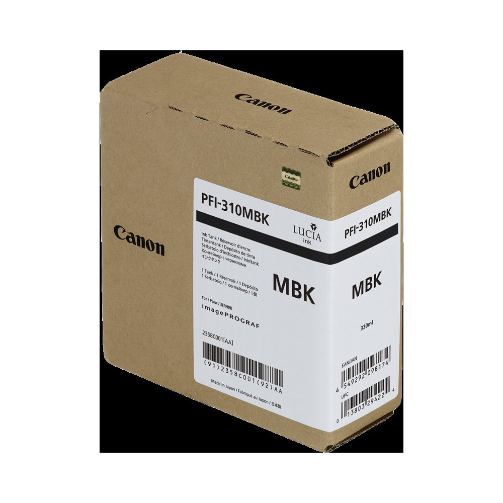 Canon PFI-310mbk Nero (opaco) Cartuccia d'inchiostro (2358C001)