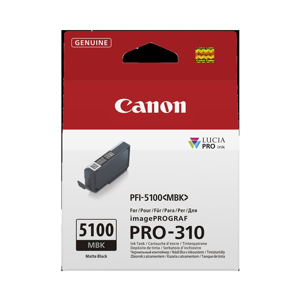 Canon PFI-5100mbk Nero (opaco) Cartuccia d'inchiostro (6951C001)