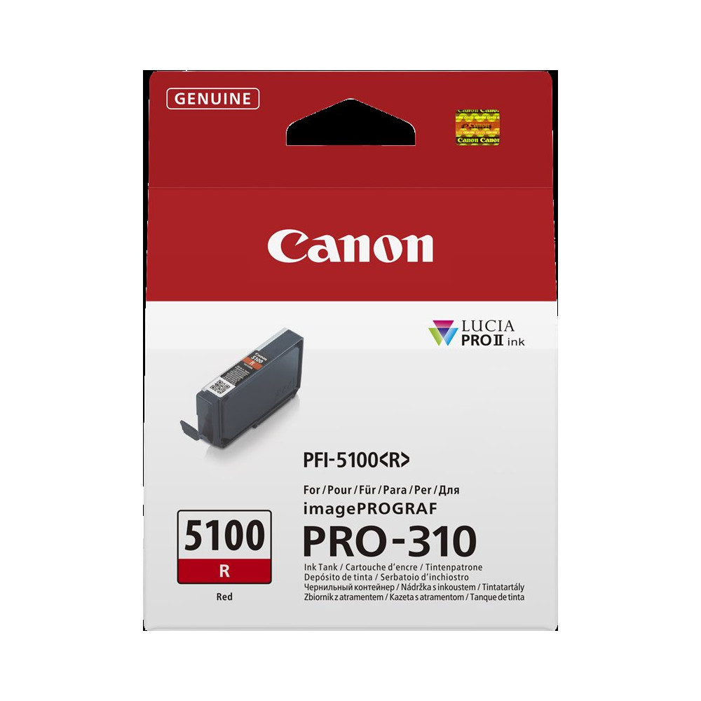 Canon PFI-5100r Rosso Cartuccia d'inchiostro (6958C001)