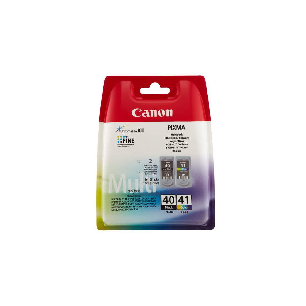 Canon PG-40+CL-41 MCVP Multipack nero / differenti colori (0615B043)
