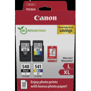 Canon PG-540L+CL-541XL nero / differenti colori Value Pack (+ 10x15 cm Fotopapier 50 Blatt)