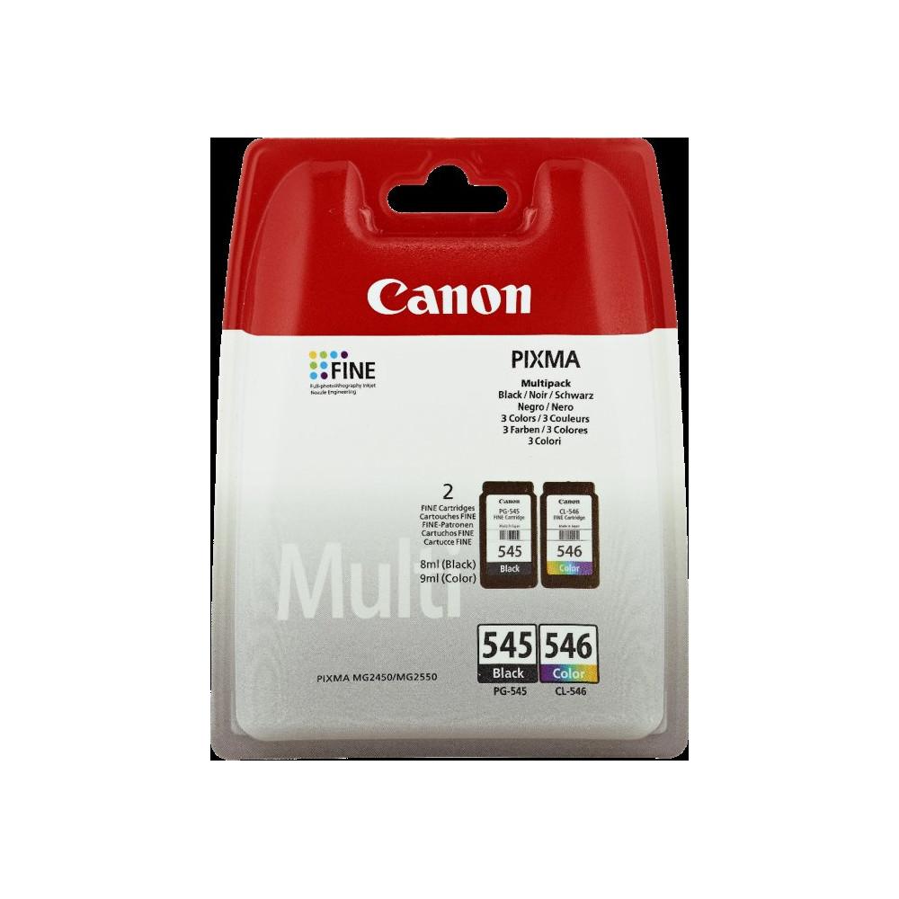 Canon PG-545+CL-546 Multipack nero / differenti colori (8287B005)