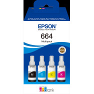 Epson 664 Multipack nero / ciano / magenta / giallo (C13T664640)