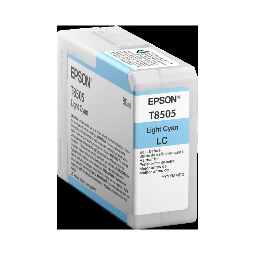 Epson T8505 ciano (chiaro) Cartuccia d'inchiostro (C13T850500)