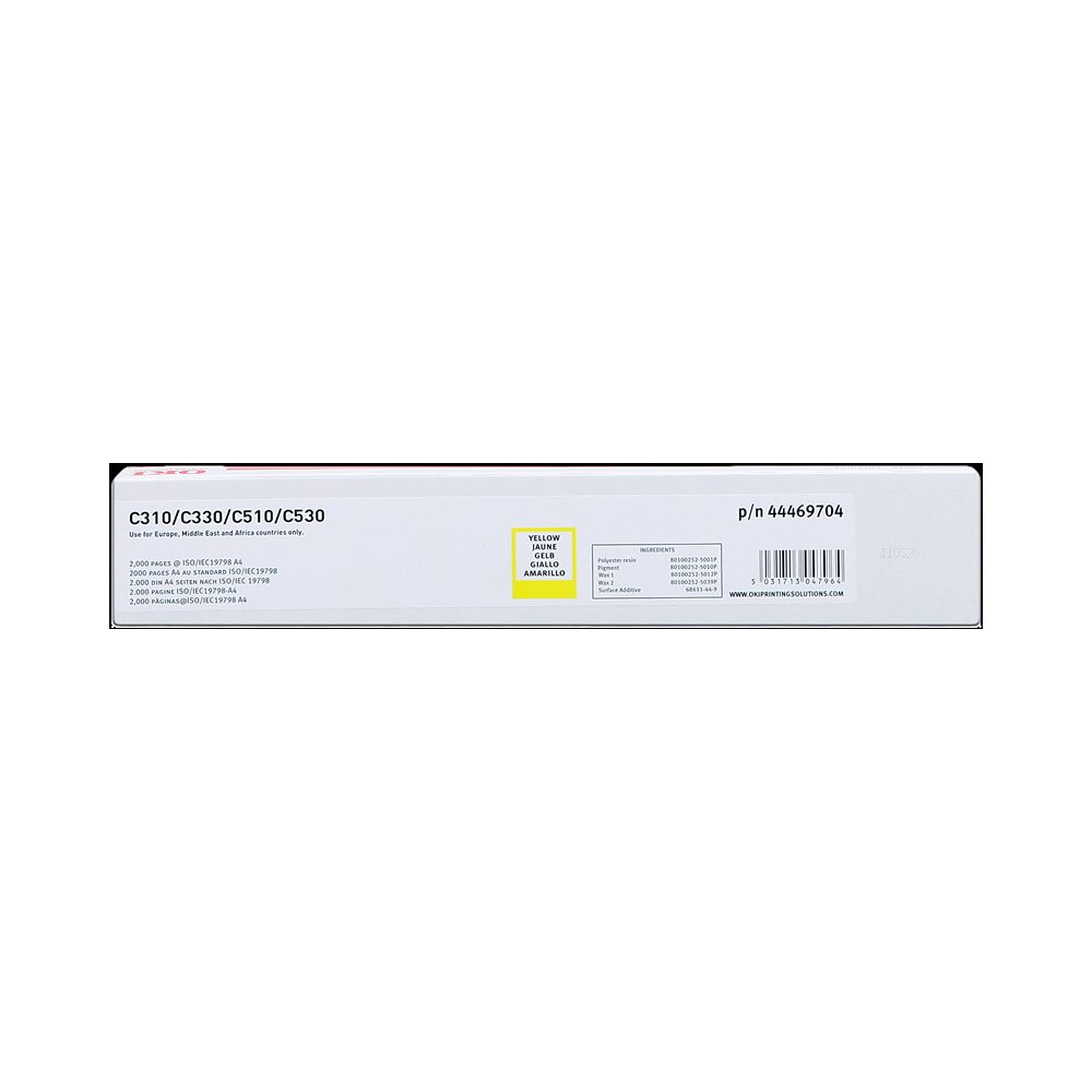 OKI 44469704 giallo toner