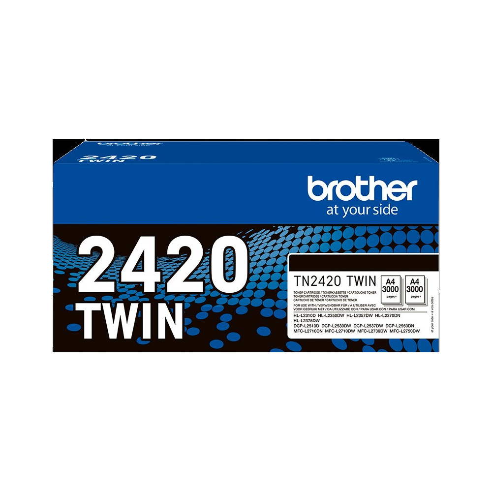 Brother TN-2420 TWIN Multipack nero