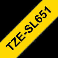 Brother TZe-SL651 Nastro Nero su giallo