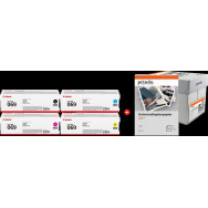 Canon 069 MCVP nero / ciano / magenta / giallo / Bianco Value Pack (+ Prindo Universal Papier 2500 Blatt)