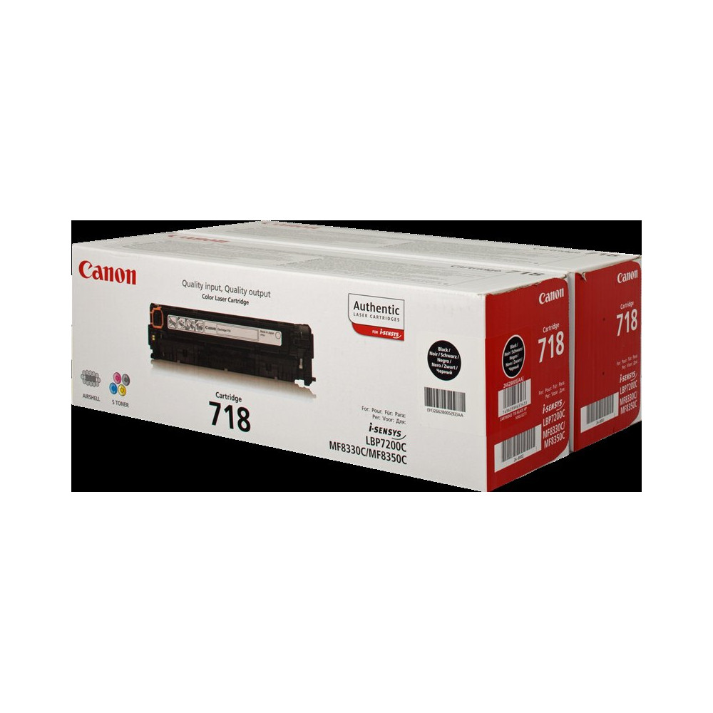 Canon 718BK VP Multipack nero (2662B005)
