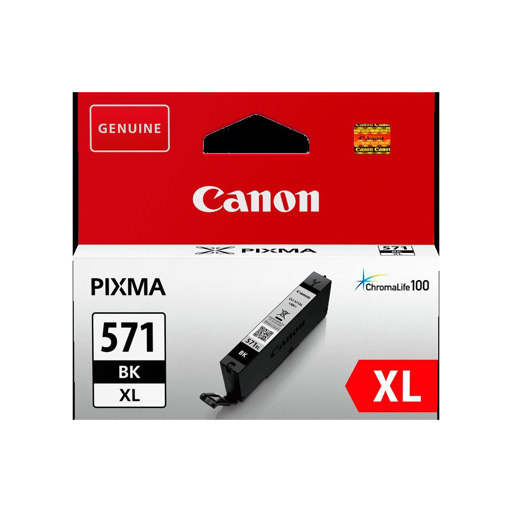 Canon CLI-571bk XL nero Cartuccia d'inchiostro (0331C001)