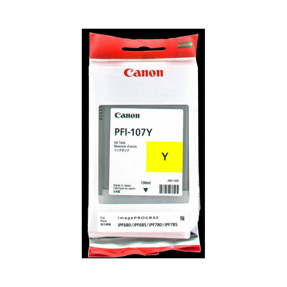 Canon PFI-107y giallo Cartuccia d'inchiostro (6708B001)