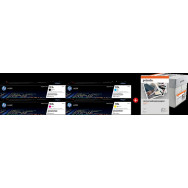 HP + Prindo Universal Papier 2500 Blatt nero / ciano / magenta / giallo / Bianco Value Pack (117A MCVP 02)