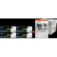 HP + Prindo Universal Papier 2500 Blatt nero / ciano / magenta / giallo / Bianco Value Pack (220A MCVP)