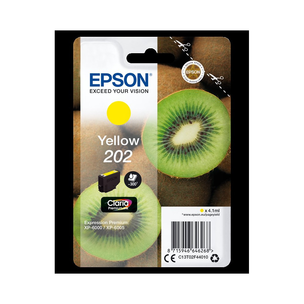 Epson 202 giallo Cartuccia d'inchiostro (C13T02F44010)