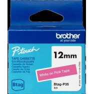 Brother Btag-P35 Nastro Bianco su rose