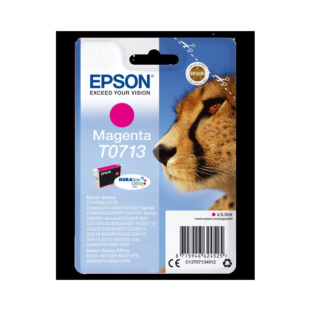 Epson T0713 magenta Cartuccia d'inchiostro (C13T07134012)